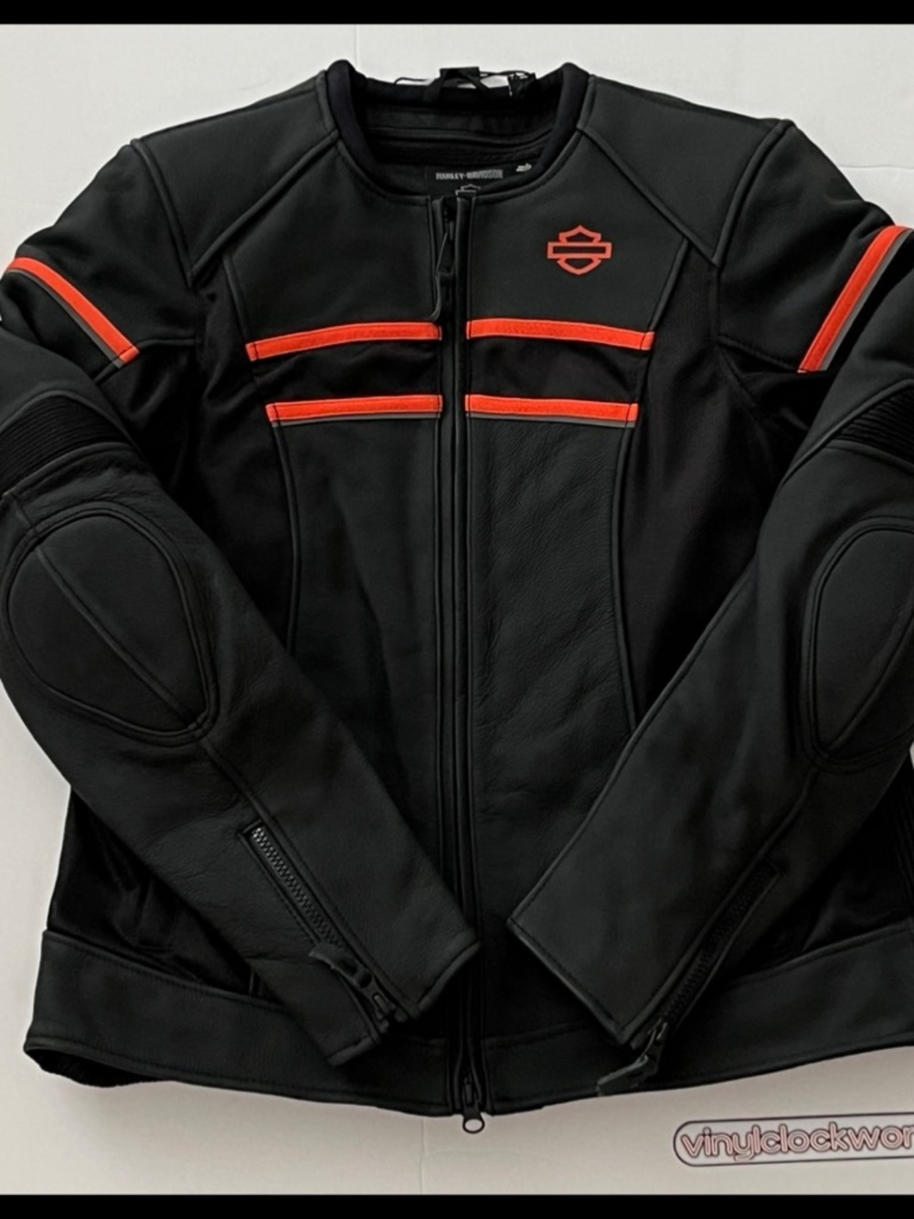 Harley-Davidson Brawler Leather Riding Jacket Black 98007-21VW Women’s Large L